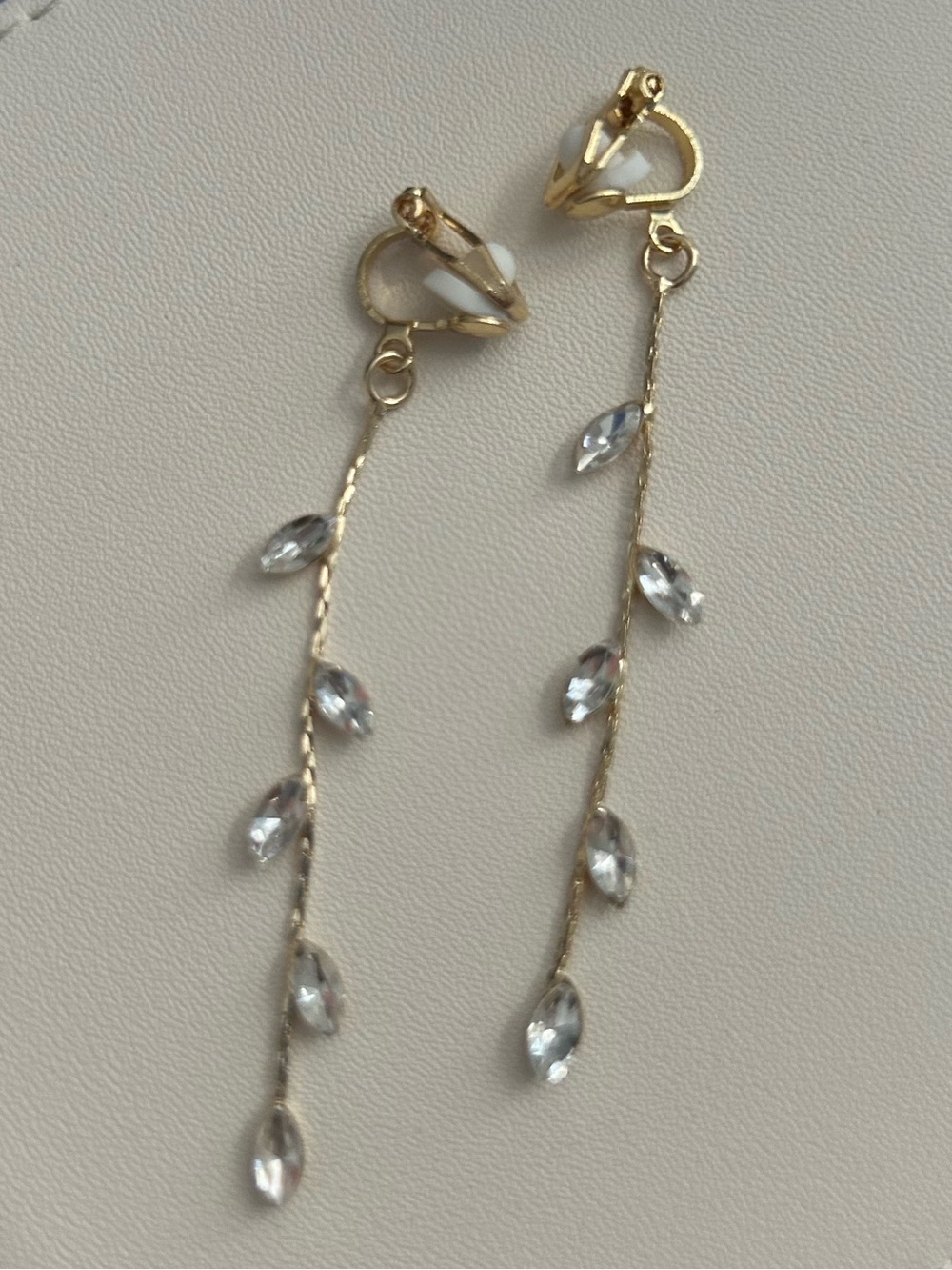 Gold Clip-On Earrings - Elegant Women’s Jewelry